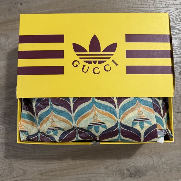 Gucci X Adidas Slides (Red) (Unused) - Picture 12 of 15